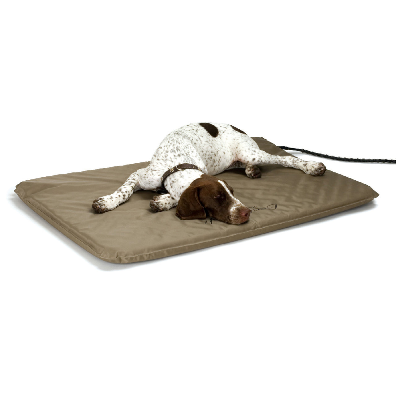 K&h Pet Products Lectro-Soft Outdoor Heated Bed & Cover Chocolate/tan (Large-80W) - Lectro-Soft Outdoor Heated Pad & Cover K&h Pet Products