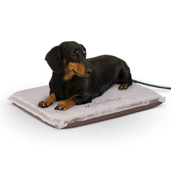 K&h Pet Products Lectro-Soft Outdoor Heated Bed & Cover Chocolate/tan (Small-40W) - Lectro-Soft Outdoor Heated Pad & Cover K&h Pet Products