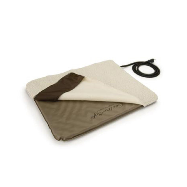 K&h Pet Products Lectro-Soft Outdoor Heated Bed & Cover Chocolate/tan (Medium-60W) - Lectro-Soft Outdoor Heated Pad & Cover K&h Pet Products
