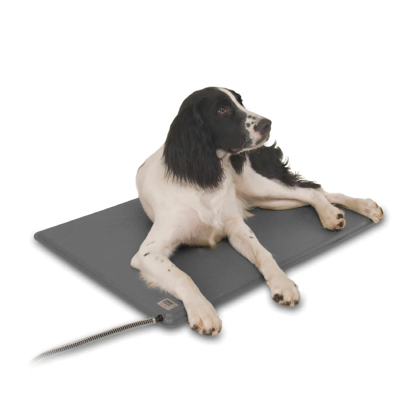 K&h Pet Products Deluxe Lectro-Kennel & Cover Heated Pad (Large-80W) - Deluxe Lectro-Kennel Outdoor Heated Pad Black K&h Pet Products -