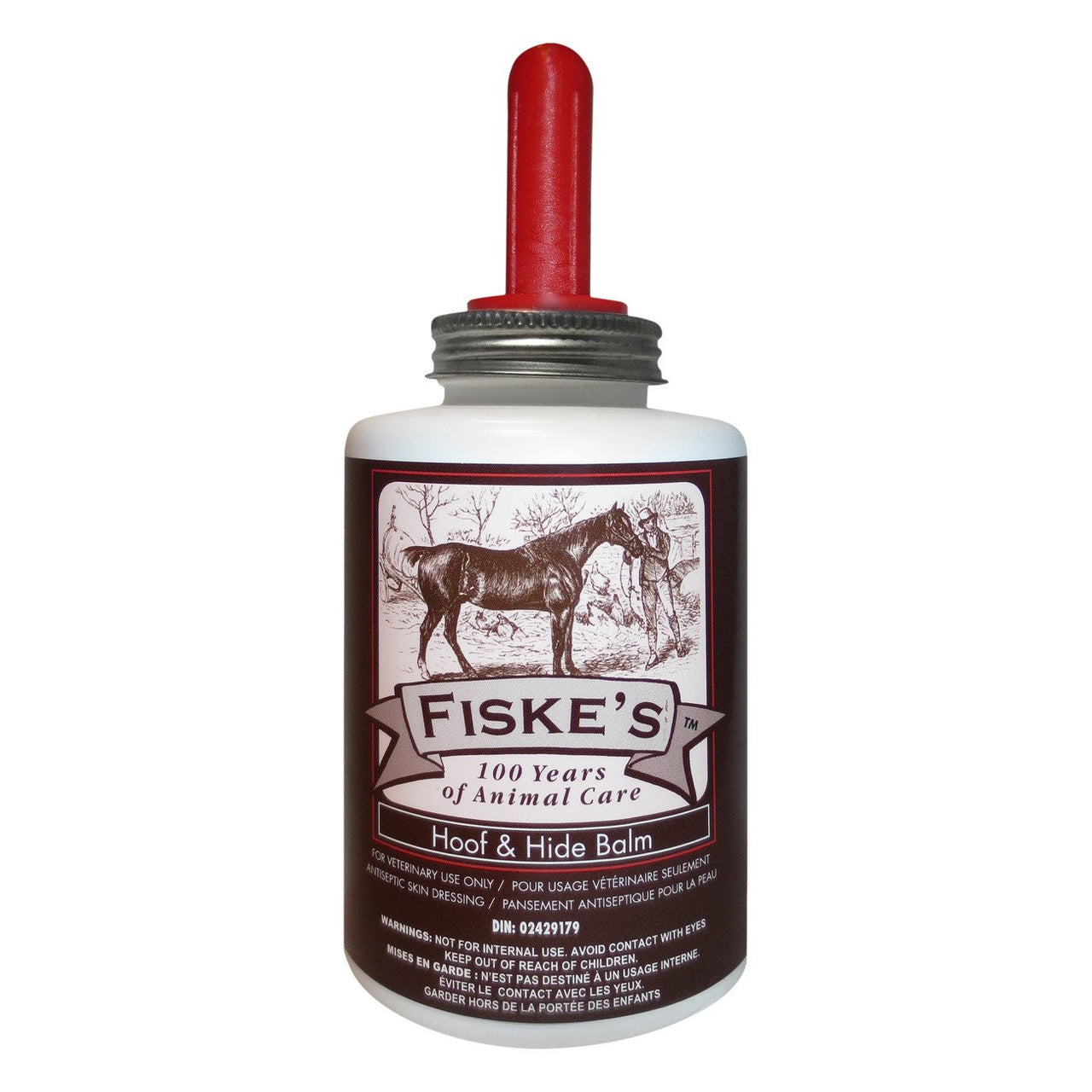 Fiskes Hoof And Hide Balm 450Ml W/ Brush - Equine Supplements Fiskes - Canada