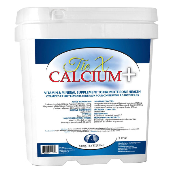 Strictly Equine Tie X Plus Calcium 2.27Kg - Equine Supplements Strictly Equine - Canada