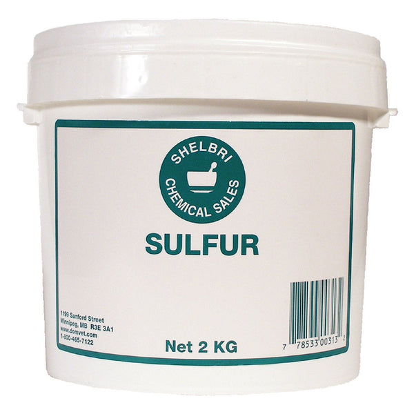 Shelbri Sulfur 2Kg - Equine Supplements Shelbri - Canada