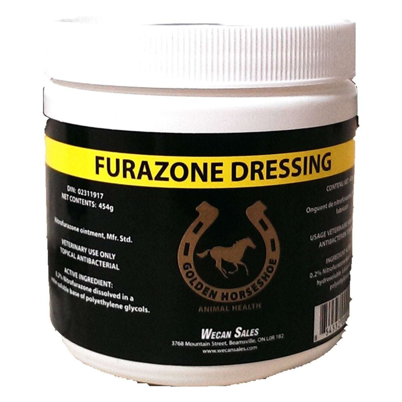 Ghs Furazone Dressing Ointment 0.2% Nitrofurazone (2 Sizes) - 454G - Pharmaceuticals Ghs - Canada